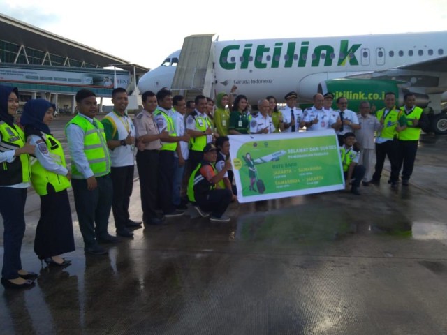 Peresmian Rute Baru Citilink dari Jakarta ke Samarinda (Foto: Humas Citilink)