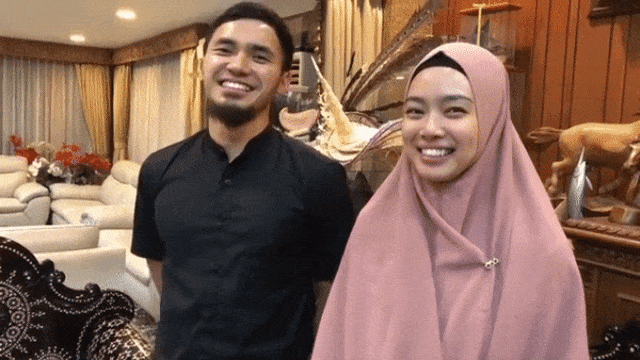 Atlet Wushu Indonesia, Lindswell Kwok (kanan) bersama Achmad Hulaefi (Foto: Instagram/@nahrawi_imam)