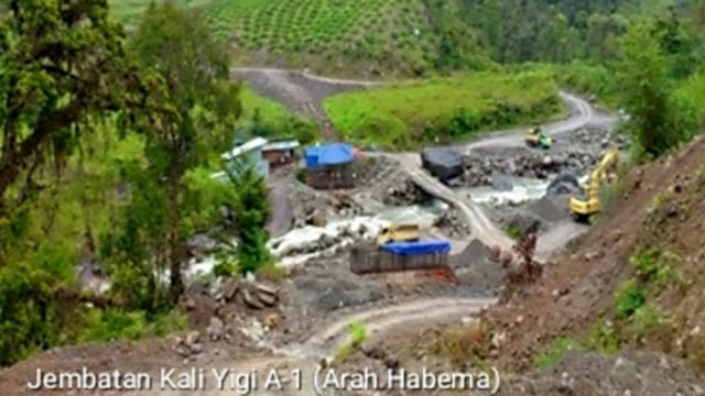 Kondisi terkini pembangunan Trans Papua (Foto: dok Humas PUPR)