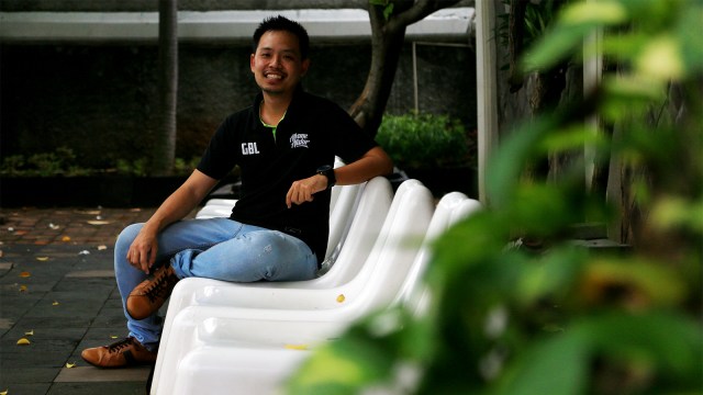 Agen Pemain Sepak Bola, Gabriel Budi Liminto. (Foto: Aditia Noviansyah/kumparan)