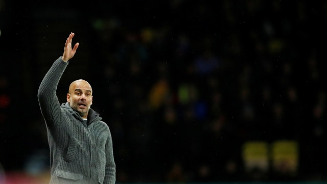 Pep Guardiola kala memimpin skuatnya. (Foto: Reuters/Andrew Boyers)