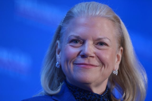 Ginni Rometty, CEO of IBM. (Foto: MANDEL NGAN / AFP)