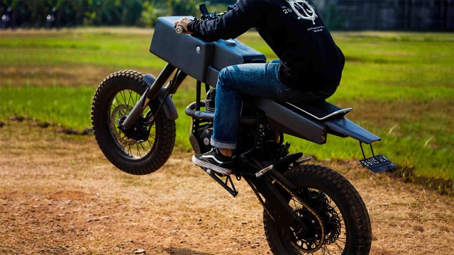 Motor modifikasi hasil karya dari bengkel Thrive Motorcycle. (Foto: dok Thrive Motorcycle)