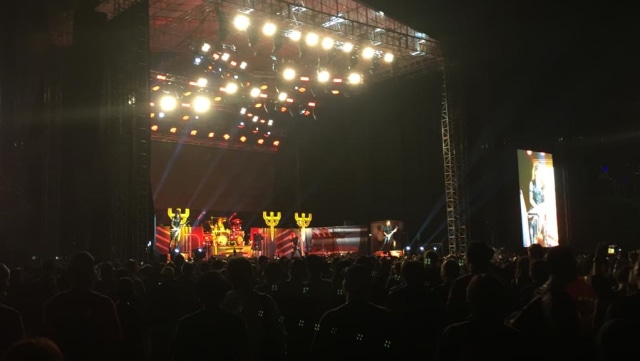 Konser Judast Priest di Jakarta  Alianz Ecopark, Ancol  (Foto: Giovanni/kumparan)