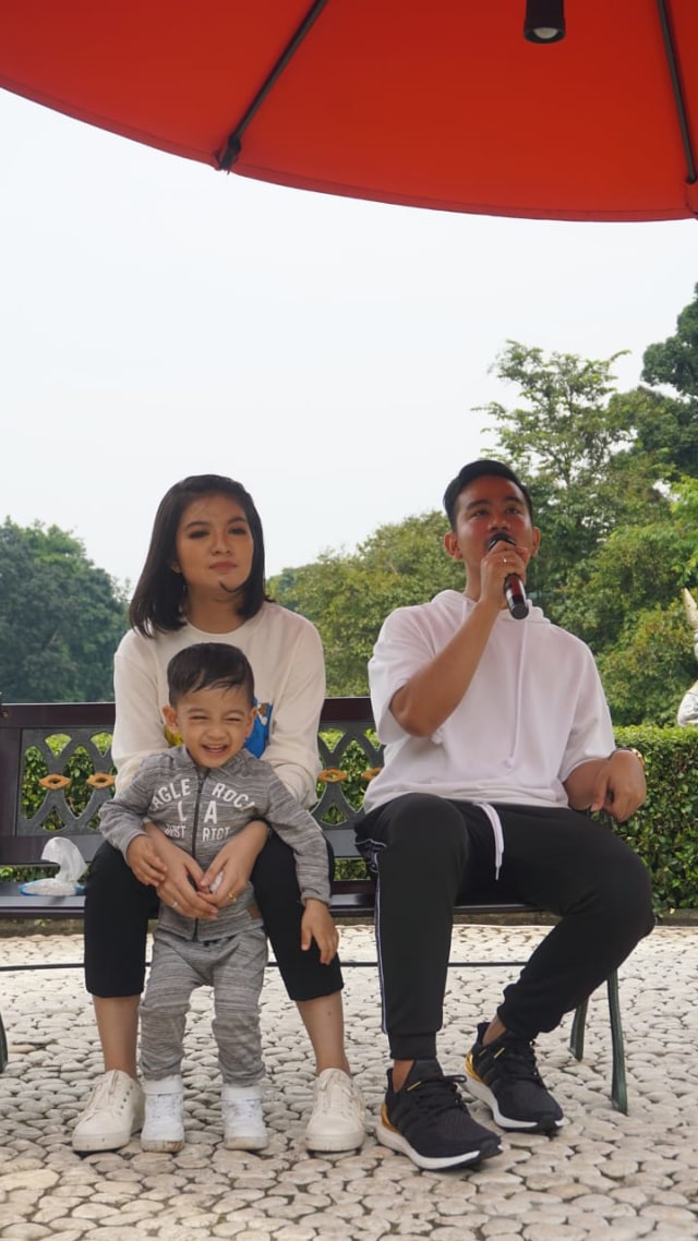 Keluarga Presiden Joko Widodo Santai di Green Garden, Kebun Raya Bogor. (Foto: Yudhistira Amran Saleh/kumparan)