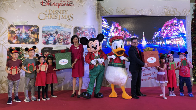 Grand Indonesia Hadirkan Perayaan Natal Bersama Disneyland Hong Kong.  (Foto: Tamara Wijaya/kumparan)