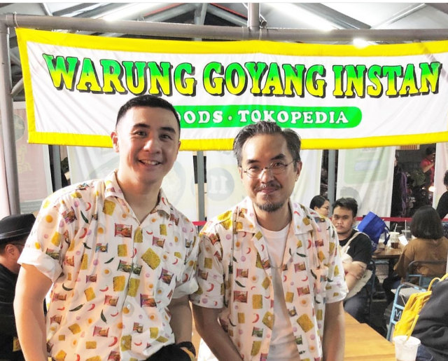 Axton Salim dan Leonard Theosabrata (Foto: Instagram @axtonsalim)