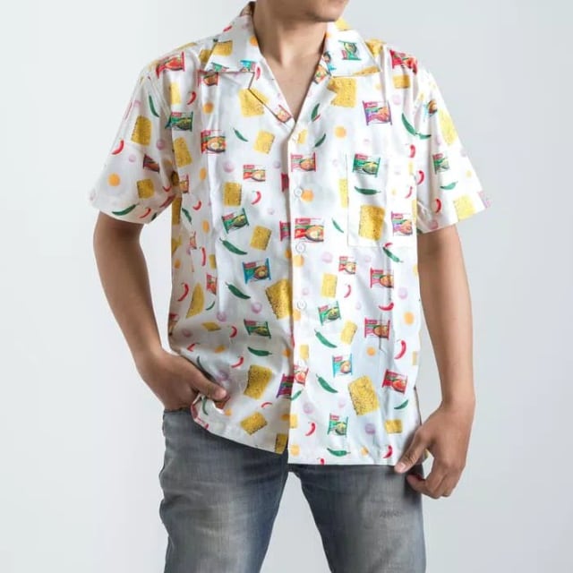 Baju motif Indomie (Foto: dok. Goods Dept/ Tokopedia)