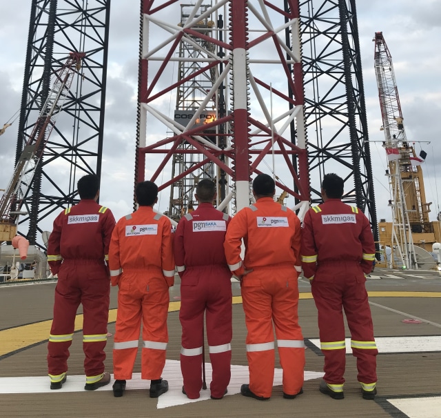Karyawan PT Saka Energi Indonesia (SAKA) (Foto: PT Saka Energi Indonesia (SAKA))