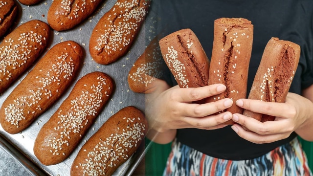 Roti gambang. (Foto: Instagram @jajaninajadulu @tama_jr)