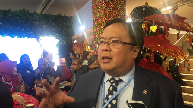 Kepala Bappenas Bambang Brodjonegoro di COP24 Polandia. (Foto: Kelik Wahyu/kumparan)