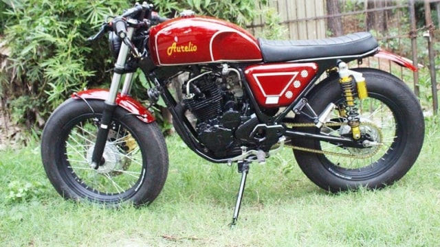 Yamaha Scorpio Caferacer Aurelio. (Foto: Instagram/@centralcnc)