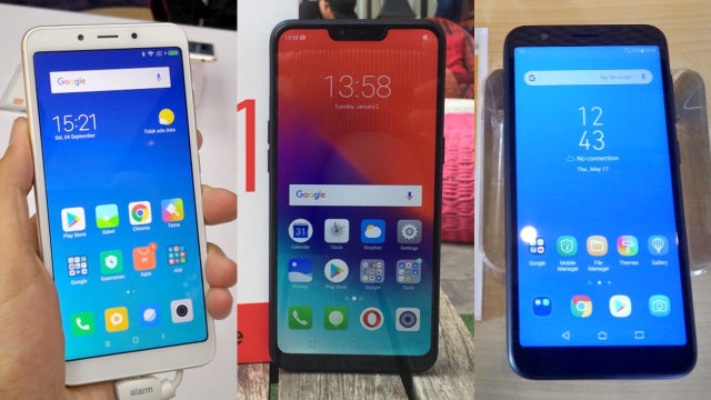 Smartphone terbaik 2018 harga Rp 1 jutaan. (Foto: Bianda Ludwianto/kumparan)