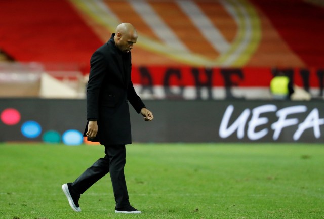 Thierry Henry gagal meloloskan AS Monaco dari fase grup Liga Champions 2018/19. (Foto: REUTERS/Eric Gaillard)