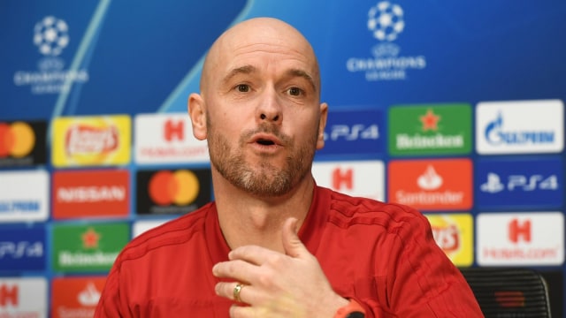Pelatih Ajax, Erik ten Hag. Foto: Reuters/Stringer
