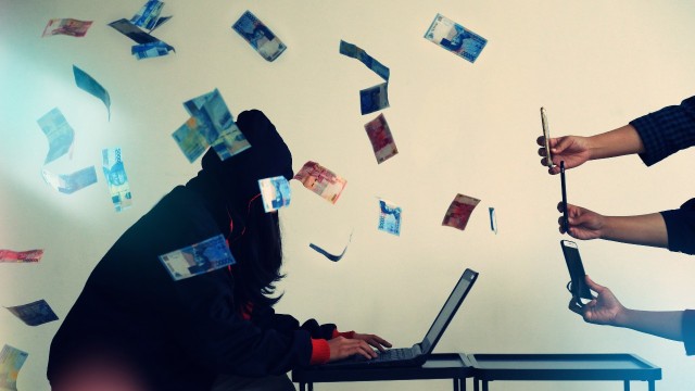 Jebakan arisan online. (Foto: Aditia Noviansyah/kumparan)