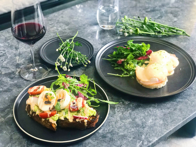 Menu brunch di Vong Kitchen. (Foto: Toshiko/kumparan)