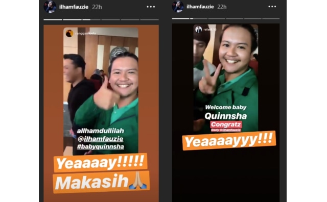 Ilham Resmi Jadi Ayah, Personel SMASH Heboh (1)