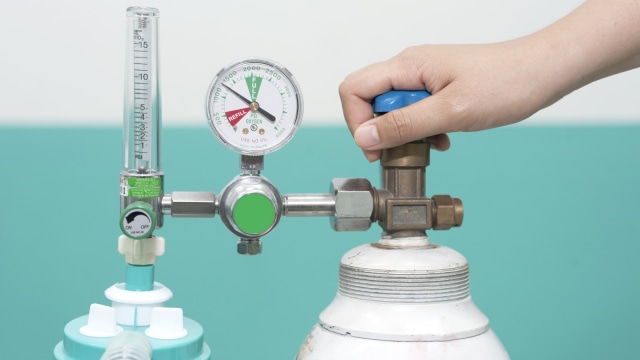 Medical Oxygen Regulator. (Foto: Shutter Stock)