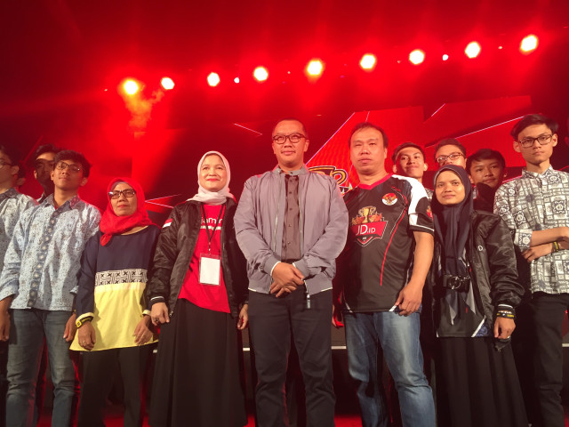 Imam Nahrawi di kompetisi eSports JDID (Foto: Agaton Kenshanahan/kumparan)