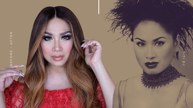 Penampilan Titi DJ Sebelum dan Sesudah Bergabung dengan 3 Diva ...