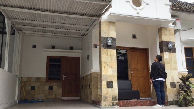 Homestay yang di pakai pesta seks di Jalan Nusa Indah, Karangasem, Condongcatur, Sleman, DIY. (Foto: Arfiansyah Panji Purnandaru/kumparan)