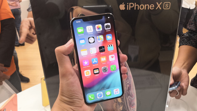 iPhone XS. (Foto: Bianda Ludwianto/kumparan)