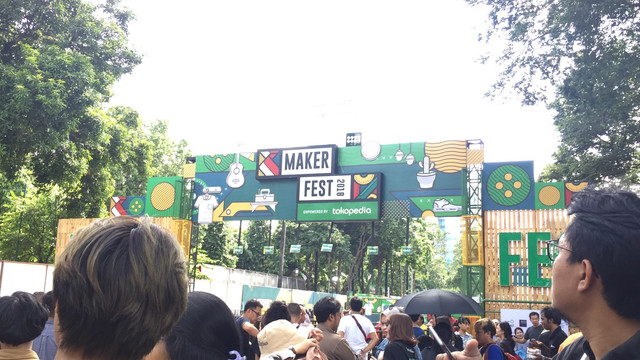 Maker Fest Big Bang 2018 digelar di Parkir Timur Senayan, GBK. (Foto: Astrid Rahadiani Putri/kumparan)