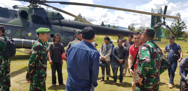Tim Evakusi Pemkab Nduga Mulai Mencari Warga dan Pekerja yang Hilang 
