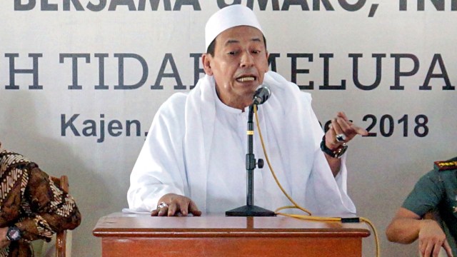 Ketua Jatman Habib Muhammad Luthfi Bin Ali Bin Yahya. Foto: Antara/Harviyan Perdana Putra