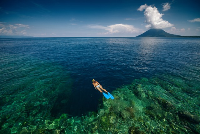 Panorama di Taman Nasional Laut Bunaken Foto: Shutter Stock