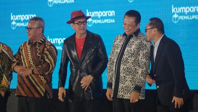 Suasana di peluncuran kumparan Pemilupedia di Hotel The Westin, Jakarta Selatan, Senin (17/12/2018). (Foto: Fanny Kusumawardhani/kumparan)