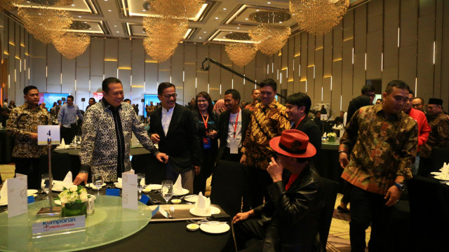 Suasana di peluncuran kumparan Pemilupedia di Hotel The Westin, Jakarta Selatan, Senin (17/12/2018). (Foto: Aditia Noviansyah/kumparan)