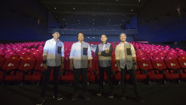 Konser 'Bioskop Hujan' dari The Rain (Foto: The Rain)