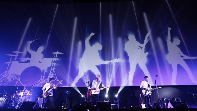 Konser 'Bioskop Hujan' dari The Rain (Foto: The Rain)