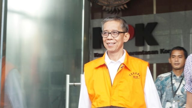 Kepala KPP Pratama Ambon Dirjen Pajak RI, La Masikamba usai diperiksa KPK sebagai saksi. (Foto: Jamal Ramadhan/kumparan)
