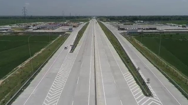Kondisi di Tol Solo-Ngawi. (Foto: Dok. NTMC Polri)