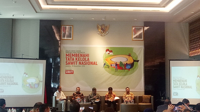 Diskusi Tata Kelola Sawit Nasional. (Foto: Nicha Muslimawati/kumparan)