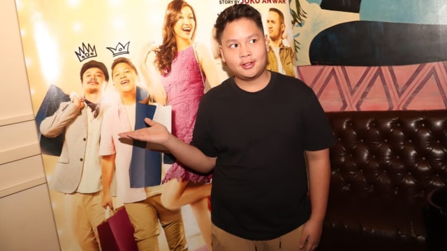 Fatih Unru saat jumpa pers film 'Orang Kaya Baru'. (Foto: Munady Widjaja)