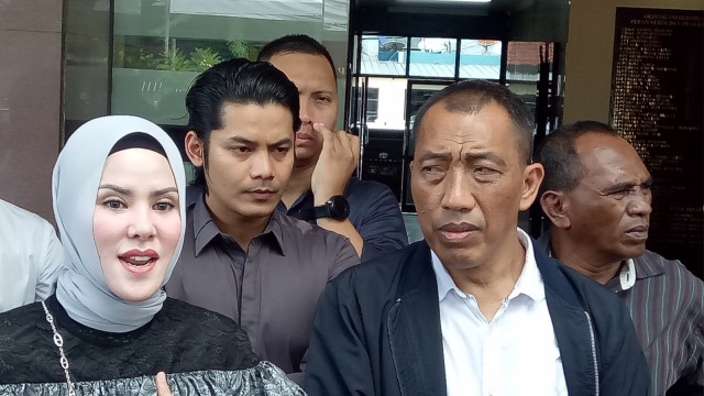 Angel Lelga di Polres Metro Jakarta Selatan. (Foto: Aria Pradana/kumparan)