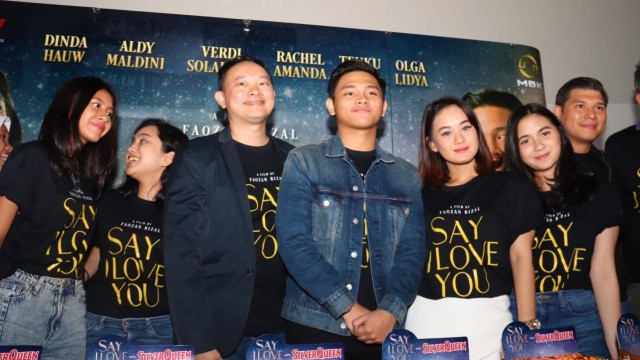 Konferensi pers film 'Say I Love You'. (Foto: Munady Widjaja)