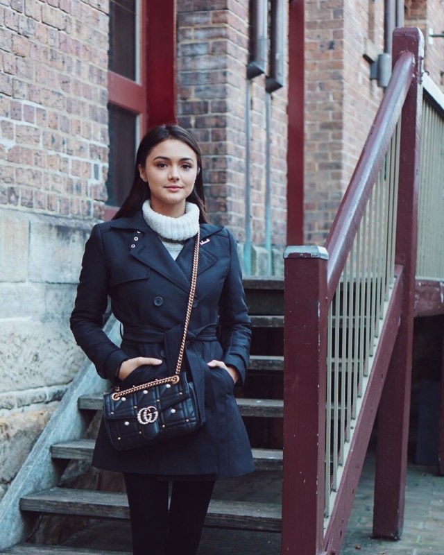 Gaya Amanda Rawles saat traveling ke luar negeri. (Foto: Dok. Amanda Rawles)