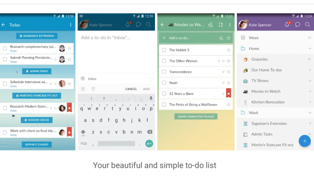Wunderlist. (Foto: Wunderlist/Play Store)