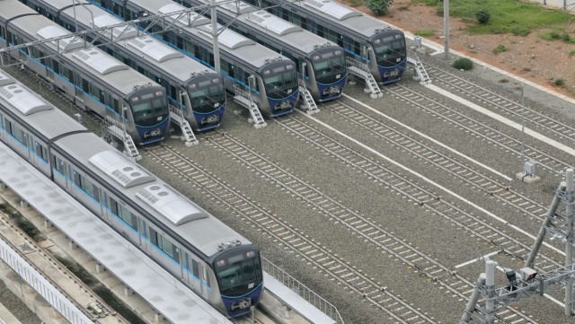Suasana di Depo kereta MRT (Ratangga) di Lebak Bulus, Jakarta. Foto: Helmi Afandi Abdullah/kumparan