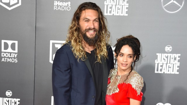 Jason Momoa dan Lisa Bonet. (Foto: AFP/ROBYN BECK)