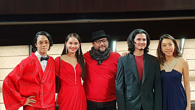 Suasana Gala Premier film 'Asal Kau Bahagia', di Zodiac Theater, Genting Dream Cruise, Kamis (20/12). (Foto: Achmad Rafiq/kumparan)