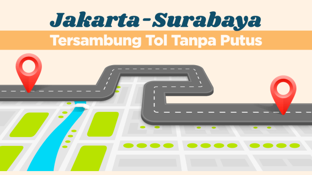 Jakarta-Surabaya tersambung tol tanpa putus. (Foto:  Feby Dwi Sutianto/kumparan)