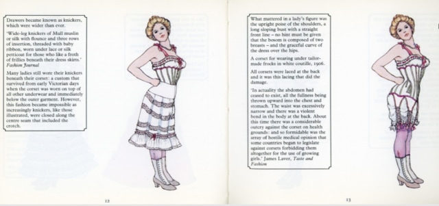 Pakaian dalam perempuan Eropa tahun 1900-an. (Foto: Dok. Buku "What Clothes Reveal")