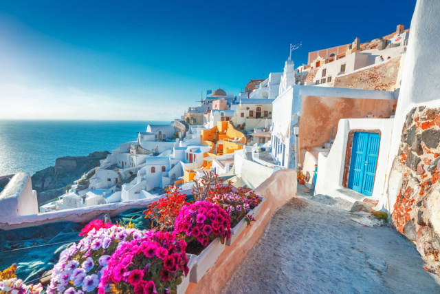 Santorini, Yunani. (Foto: Shutter Stock)