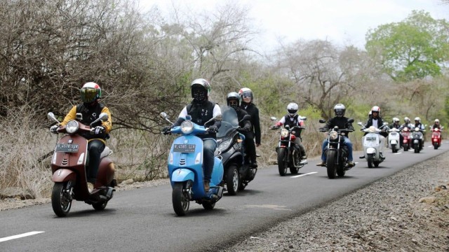 Test ride Vespa Primavera edisi spesial (Foto: dok. Piaggio Indonesia)
